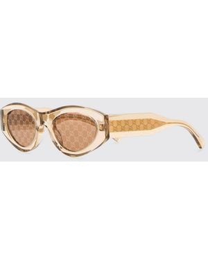 Gucci Recycled Acetate Sunglasses - Natural