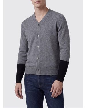 Comme des Garçons V-Ausschnitt-Cardigan Aus Lammwolle - Grau