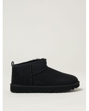 UGG Flache Stiefeletten Damen - Schwarz