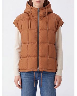 Ienki Ienki Hooded Waterproof Nylon Padded Waistcoat - Blue