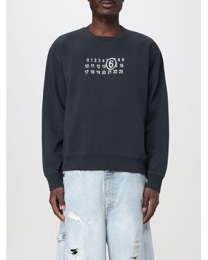 MM6 by Maison Martin Margiela Felpa A Girocollo - Blu