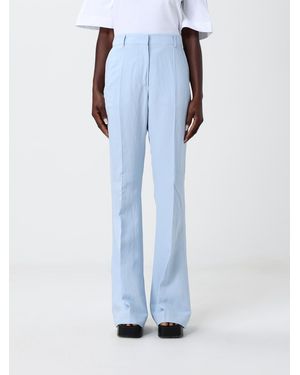 Sportmax Viscose Blend Flared Pants - Blue