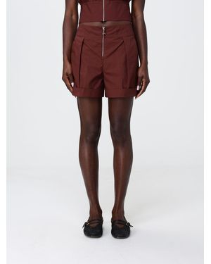Patrizia Pepe Cotton Shorts - Red