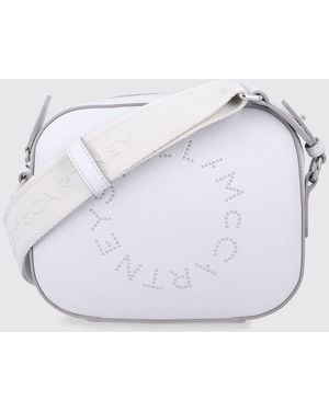 Stella McCartney Grained Faux Leather Camera Bag - White
