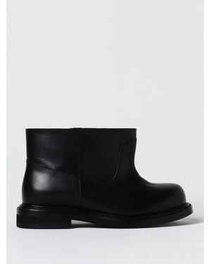 Moschino Botines De Piel - Negro