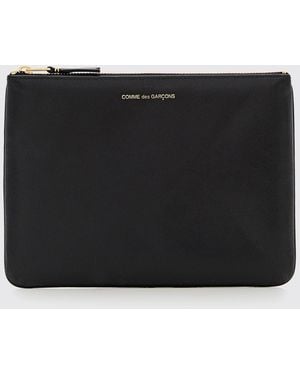 COMME DES GARÇONS PLAY Comme Des GarÇ Ons Play Leather Pouch - Black