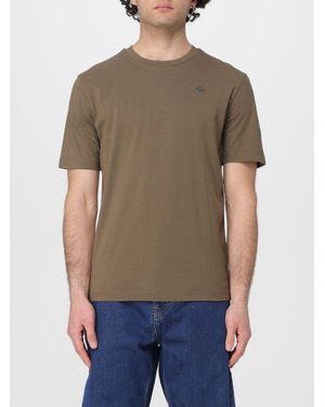 Blauer Cotton T-Shirt With Logo - Green