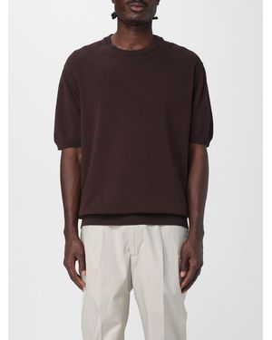 Zanone Cotton T-Shirt - Brown