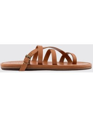 Buttero Flat Sandal - Brown