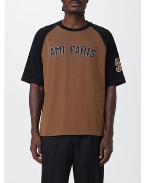 Ami Paris Polo Herren - Schwarz
