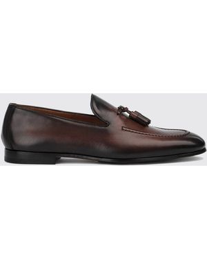 Doucal's Leather Loafers With Tassels - White