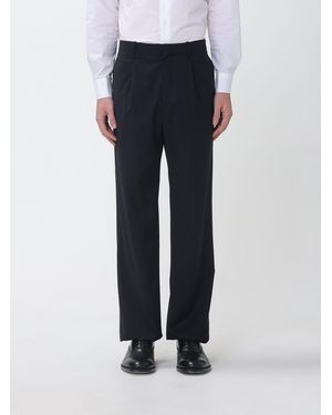 Incotex Virgin Wool Tailored Trousers - Blue