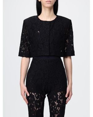 Pinko Lace Crop Jacket - Black