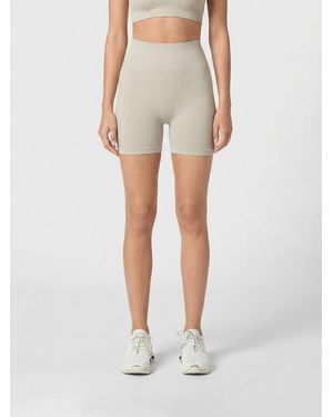 Philipp Plein Technical Stretch Fabric Shorts - Natural