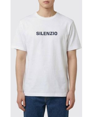 Aspesi Cotton Slogan T-Shirt - White