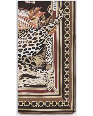 Ferragamo Scarf - Brown
