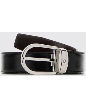 Montblanc Cinturón Hombre - Negro