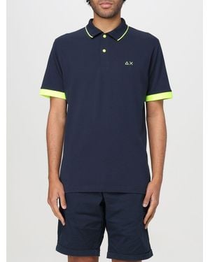 Sun 68 Polo Shirt - Blue