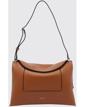 Wandler Bolso De Hombro Penelope De Piel De Ternera Con Asa Ajustable - Marrón