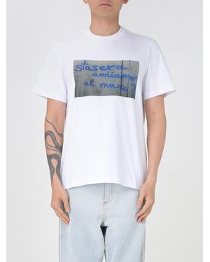 MSGM T-Shirt Herren - Weiß