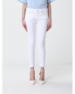 Dondup Monroe Skinny Fit Denim Jeans - White