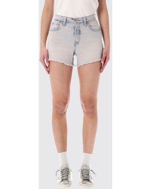 Levi's 501 Cotton Denim Shorts - Gray