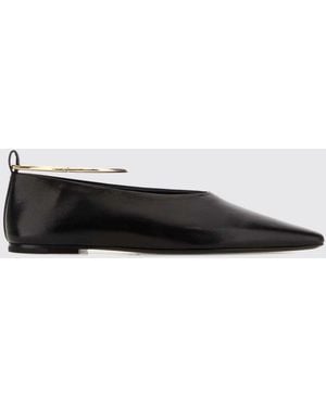 Jil Sander Leather Ballerinas - White