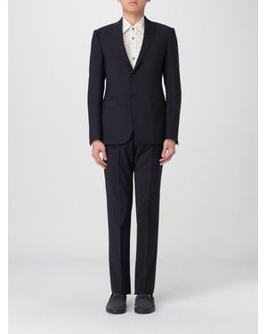 Emporio Armani Single-Breasted Suit - Blue