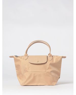 Longchamp Kleine Faltbare Le Pliage Handtasche Aus Recyceltem Nylon - Natur