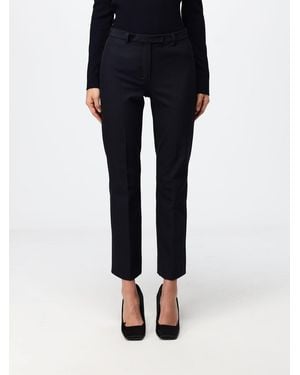 Max Mara Skinny-Hose Aus Stretch-Baumwollmischung Mit Mittlerer Leibhöhe - Schwarz