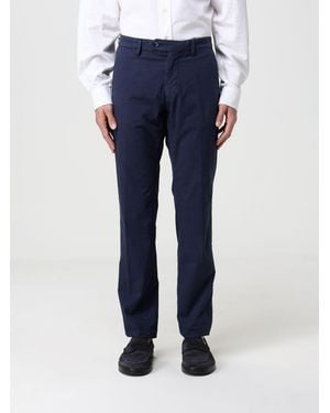 Mason's Cotton Stretch Chino Trousers - Blue