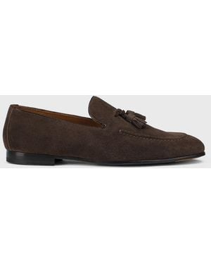 Doucal's Suede Loafers With Tassels - Multicolour