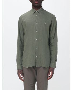 Brooksfield Camisa Casual De Lino - Verde