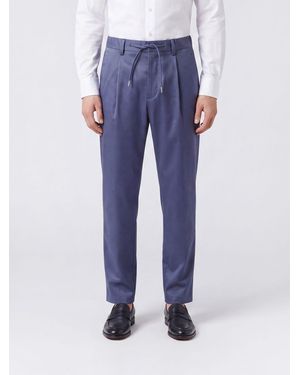 Herno Pantalones Hombre - Azul