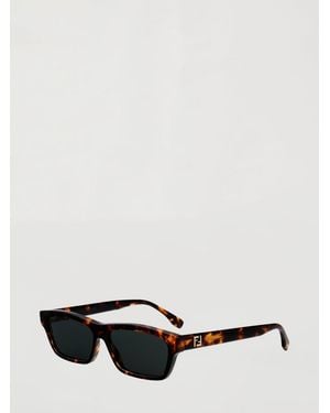 Fendi Ff Squared Sunglasses - White