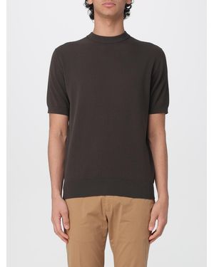 Kangra Cotton And Silk Crew Neck Knitwear - Black