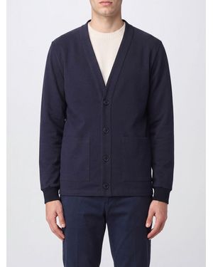 Herno Polyester-Cardigan Mit V-Ausschnitt Und Aufgesetzten Taschen - Blau
