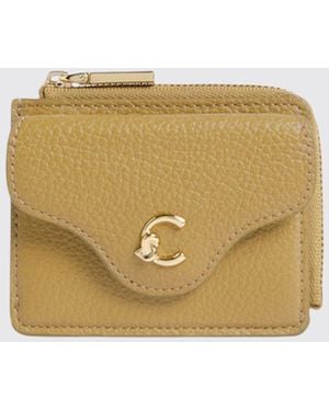 Coccinelle C-Me Grained Leather Wallet - Natural