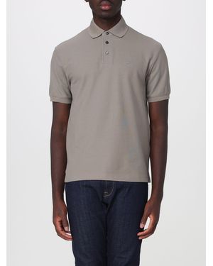 Emporio Armani Cotton Polo Shirt - Grey