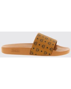 MCM Flat Sandal - Brown