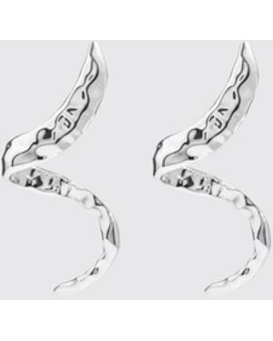 FEDERICA TOSI Snake Bronze Earrings - Metallic
