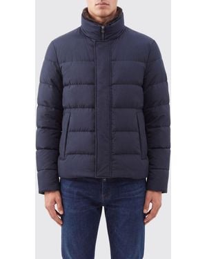 Herno High Neck Quilted Down Jacket - Blue