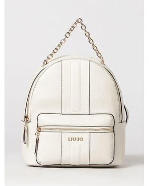 Liu Jo Faux Leather Backpack - Natural