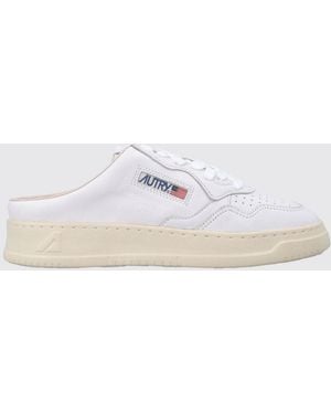 Autry Medalist Mule Sabot Sneakers - White