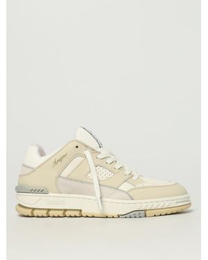 Axel Arigato Area Lo Leather And Mesh Trainers - Natural