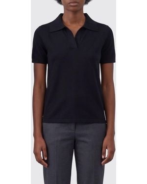 Roberto Collina Viscose Polo Shirt - Blue