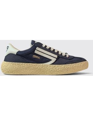 PURAAI 1.01 Vintage Vegan Leather Trainers - Blue