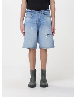 Just Cavalli Cotton Denim Shorts - Blue