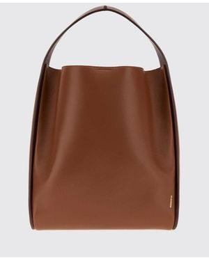 Jil Sander Pivot Leather Bag - Brown