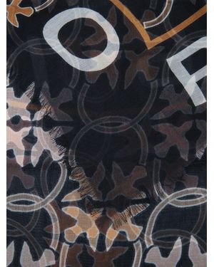 Pinko Sciarpa Love Birds - Blu